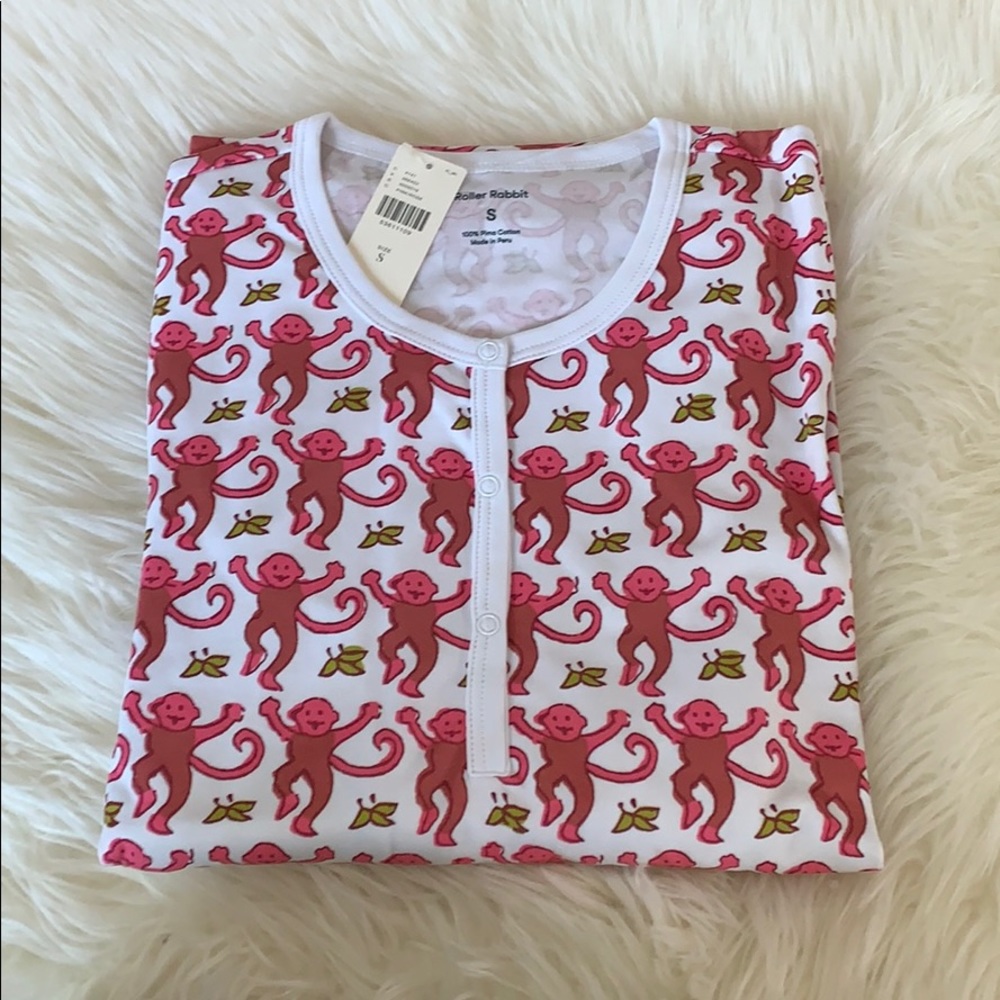 Roller Rabbit Pink/Rose Money Pajamas